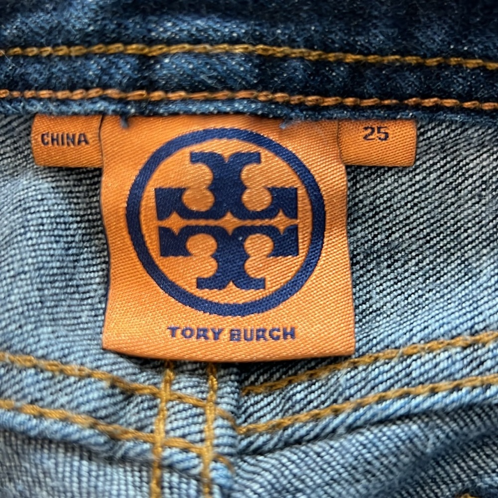 Tory Burch Classic Denim Jeans, size 25 - Picture 6 of 10